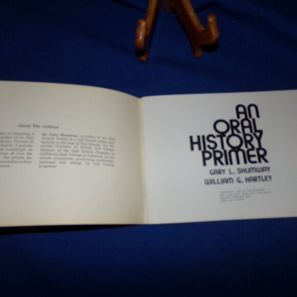 An Oral History Primer - Gary Shumway - Vintage Paperback Book - 1979 - Picture 3 of 4